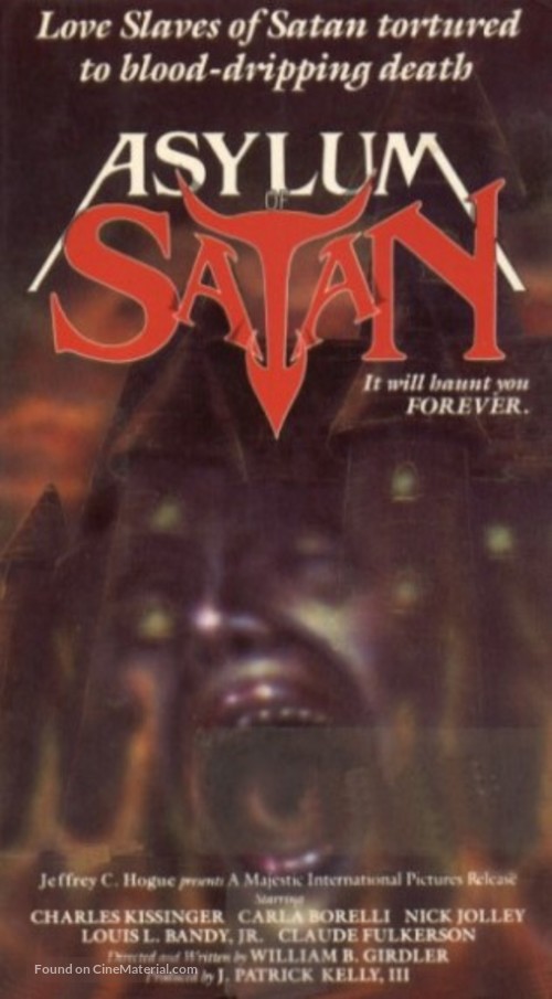 Asylum of Satan - VHS movie cover