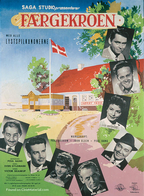 F&aelig;rgekroen - Danish Movie Poster