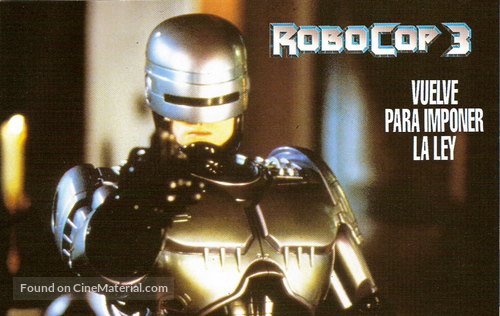 RoboCop 3 - Argentinian Movie Poster