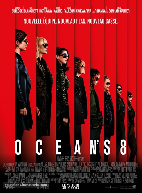 Ocean&#039;s 8 - French Movie Poster