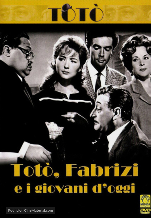 Tot&ograve;, Fabrizi e i giovani d&#039;oggi - Italian DVD movie cover