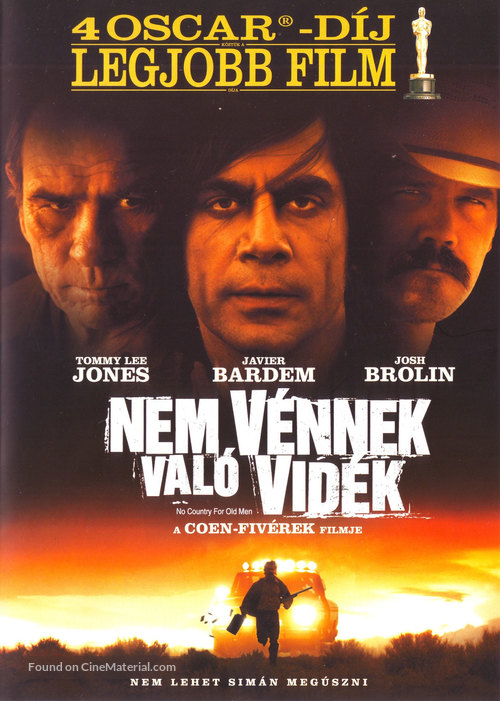 No Country for Old Men - Hungarian DVD movie cover
