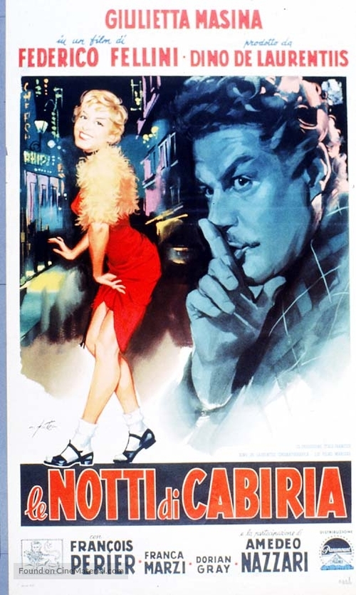 Le notti di Cabiria - Italian Movie Poster