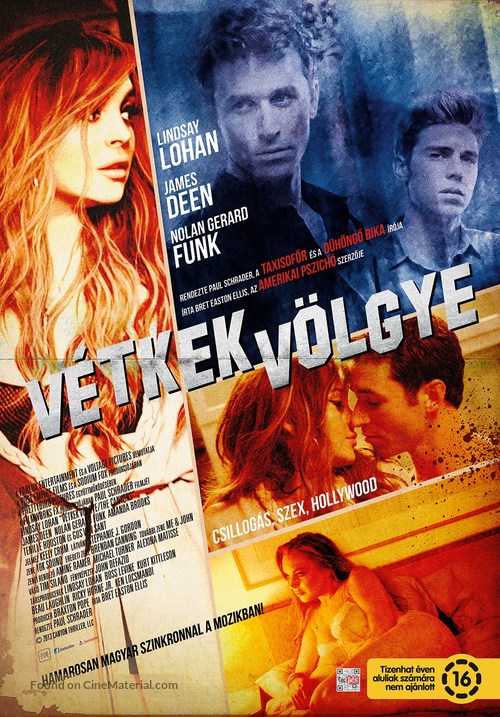 The Canyons - Hungarian Movie Poster