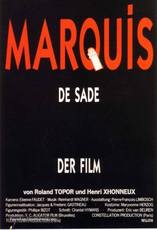 Marquis - German Movie Poster