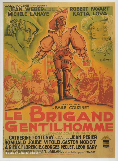 Brigand gentilhomme, Le - French Movie Poster