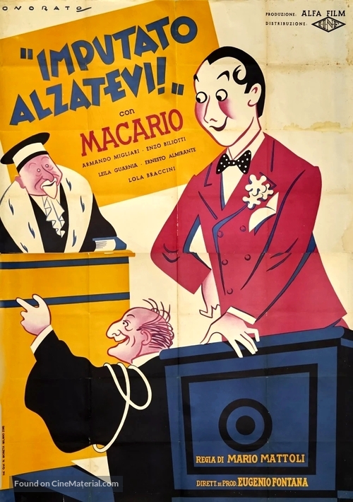 Imputato alzatevi! - Italian Movie Poster