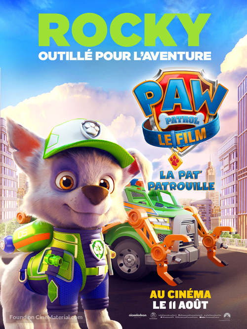 Paw Patrol: The Movie - French Movie Poster