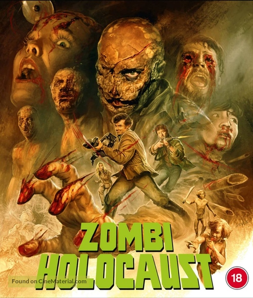 Zombi Holocaust - British Blu-Ray movie cover