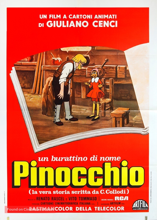 Un burattino di nome Pinocchio - Italian Movie Poster