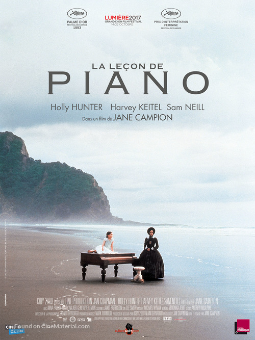 The Piano - French Re-release movie poster