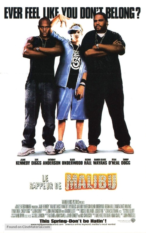 Malibu&#039;s Most Wanted - French Movie Poster