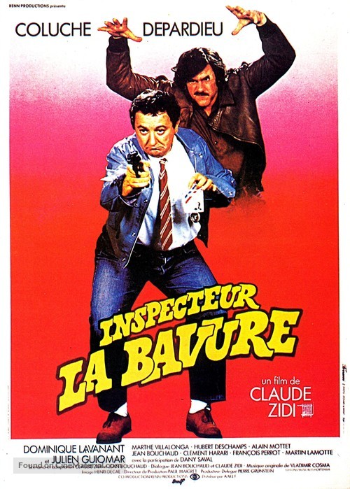 Inspecteur la Bavure - French Movie Poster
