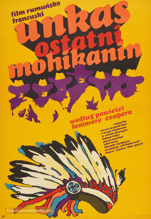 Ultimul Mohican - Polish Movie Poster