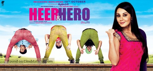 Heer &amp; Hero - Indian Movie Poster