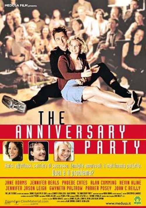 The Anniversary Party - Italian Movie Poster