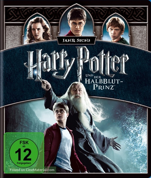 Harry Potter and the Half-Blood Prince - German Blu-Ray movie cover