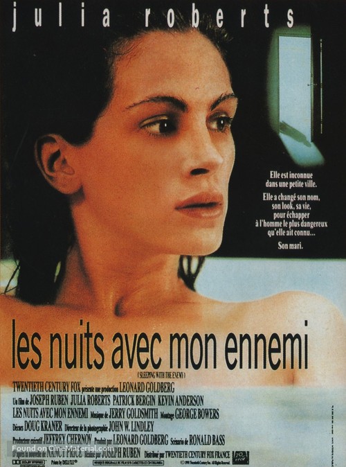 Sleeping with the Enemy - French Movie Poster