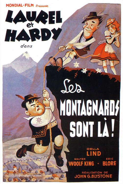 Swiss Miss - French Movie Poster