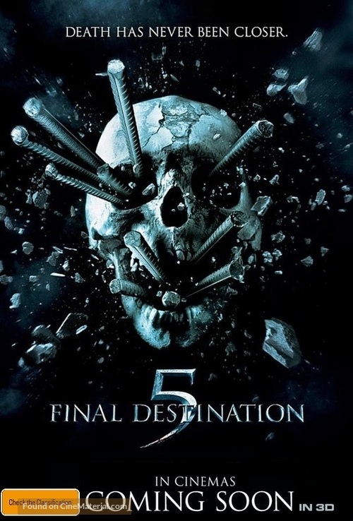 Final Destination 5 - Australian Movie Poster