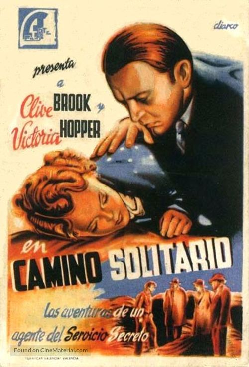 The Lonely Road - Spanish Movie Poster