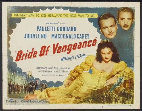 Bride of Vengeance - Movie Poster