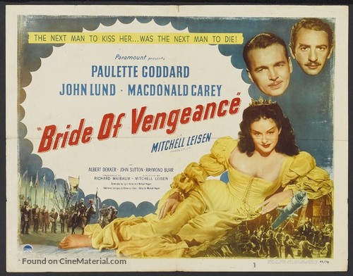 Bride of Vengeance - Movie Poster