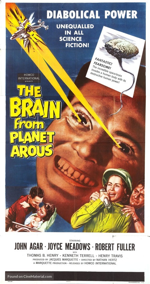 The Brain from Planet Arous - Movie Poster
