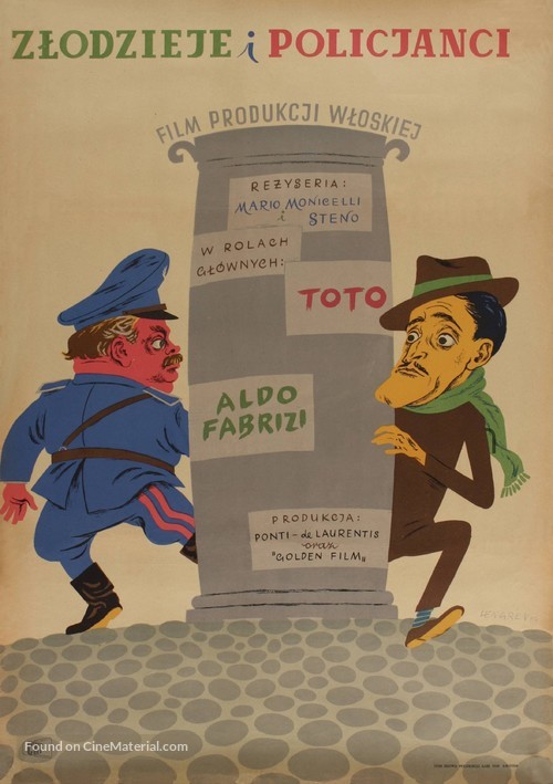Guardie e ladri - Polish Movie Poster