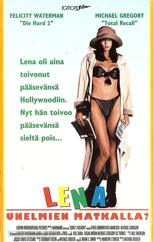 Lena&#039;s Holiday - Finnish VHS movie cover