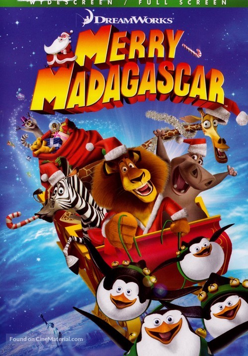 Merry Madagascar - DVD movie cover