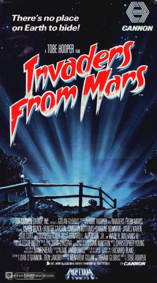 Invaders from Mars - VHS movie cover