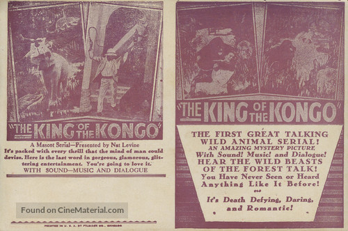 The King of the Kongo - poster