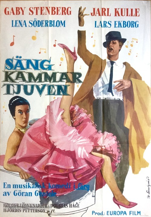 S&auml;ngkammartjuven - Swedish Movie Poster