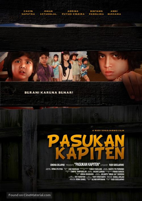 Pasukan kapiten - Indonesian Movie Poster