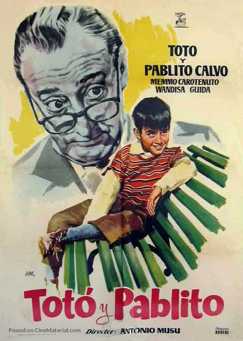 Tot&ograve; e Marcellino - Spanish Movie Poster