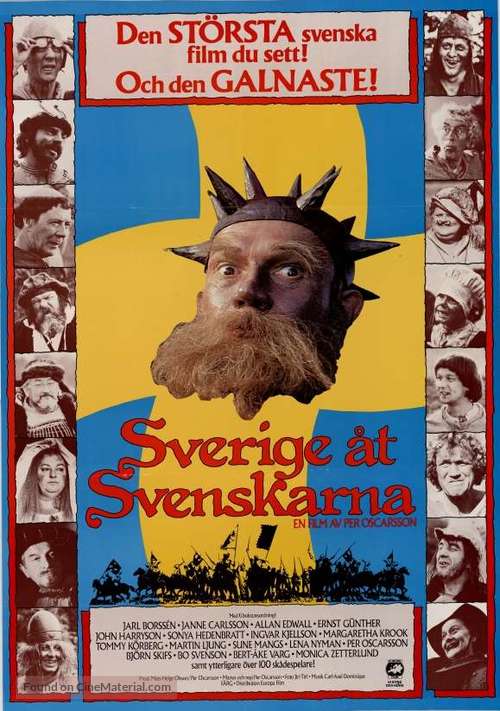 Sverige &aring;t svenskarna - Swedish Movie Poster