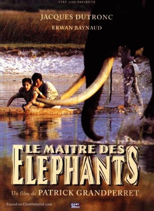 Le ma&icirc;tre des &eacute;l&eacute;phants - French Movie Poster