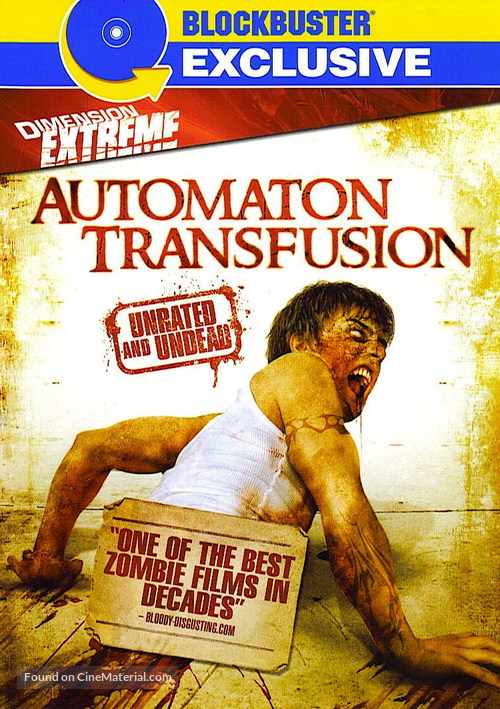Automaton Transfusion - DVD movie cover