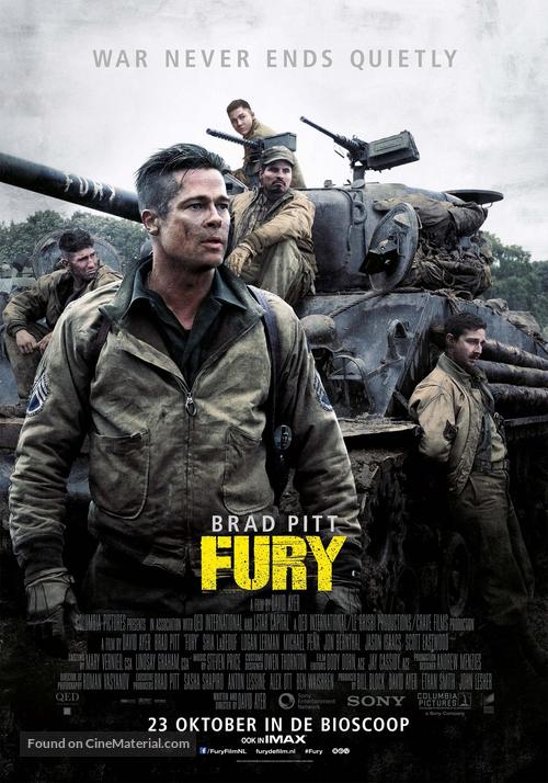Fury - Dutch Movie Poster