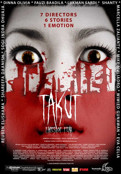 Takut: Faces of Fear - Indonesian Movie Poster