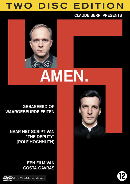 Amen. - Dutch DVD movie cover