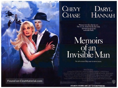 Memoirs of an Invisible Man - British Movie Poster