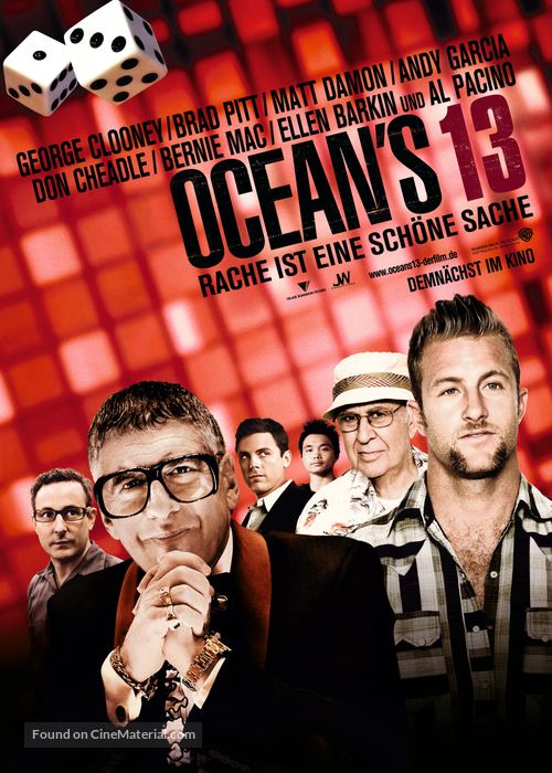 Ocean&#039;s Thirteen - German poster