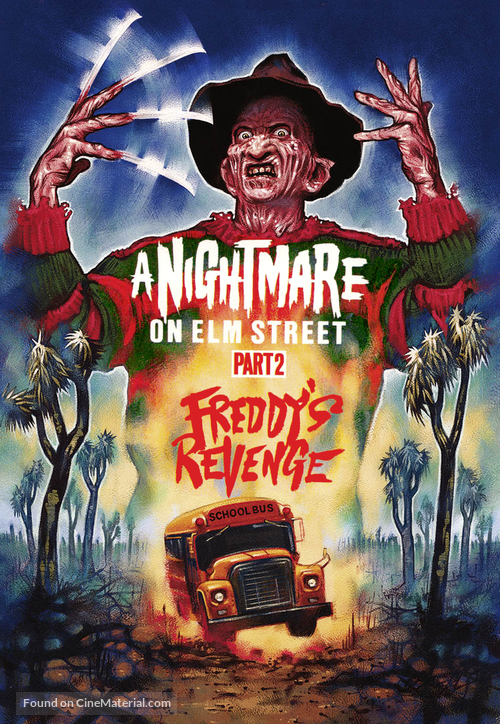 A Nightmare On Elm Street Part 2: Freddy&#039;s Revenge - British Movie Cover