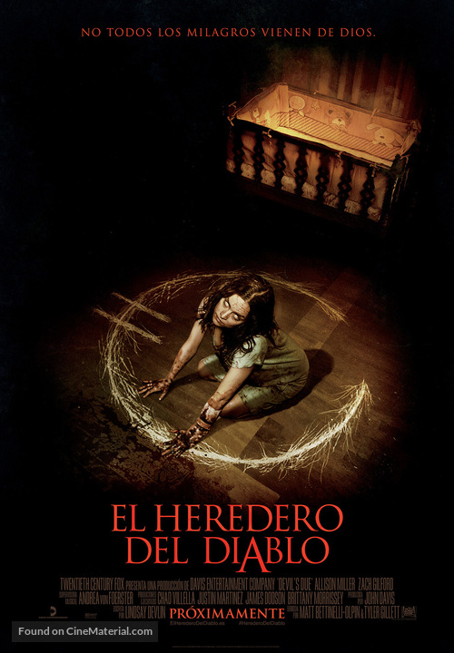 Devil&#039;s Due - Spanish Movie Poster