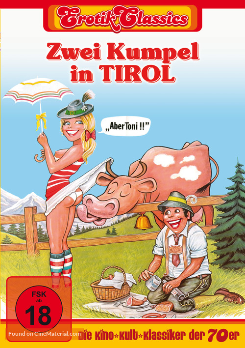 Zwei Kumpel in Tirol - German DVD movie cover