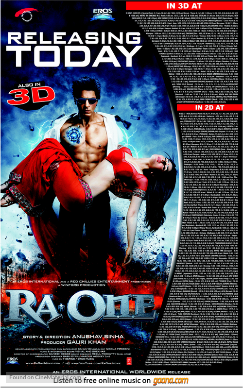 RA. One - Indian Movie Poster