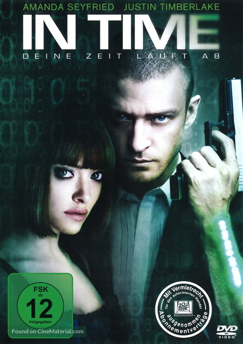 In Time - German DVD movie cover