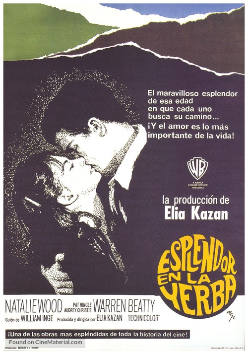 Splendor in the Grass - Spanish Movie Poster